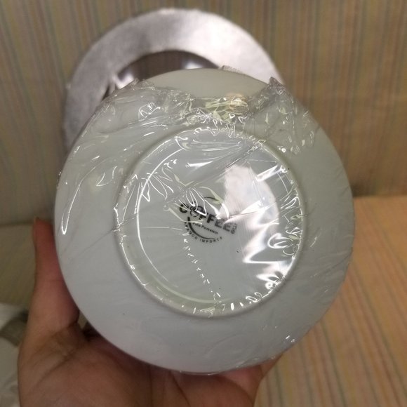 NIOB Aramco Imports Fine Porcelain Coffee Espresso Saucer Demitasse Cup Mug Set - Picture 6 of 7